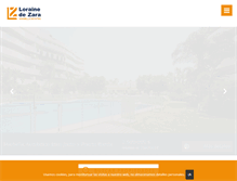 Tablet Screenshot of lorainedezara.com